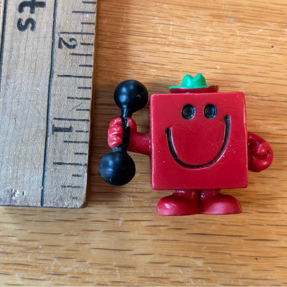 Mr Men - 2" PVC figure - Mr Strong - Bully - Roger Hargreaves 1978